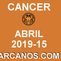 HOROSCOPO CANCER-Semana 2019-15-Del 7 al 13 de abril de 2019-ARCANOS.COM... by HoroscopoArcanos