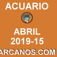 HOROSCOPO ACUARIO-Semana 2019-15-Del 7 al 13 de abril de 2019-ARCANOS.COM... by HoroscopoArcanos