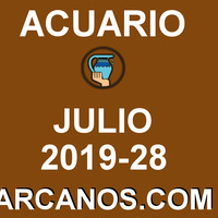 HOROSCOPO ACUARIO - Semana 2019-28 Del 7 al 13 de julio de 2019 - ARCANOS.COM by HoroscopoArcanos