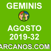 HOROSCOPO GEMINIS - Semana 2019-32 Del 4 al 10 de agosto de 2019 - ARCANOS.COM by HoroscopoArcanos