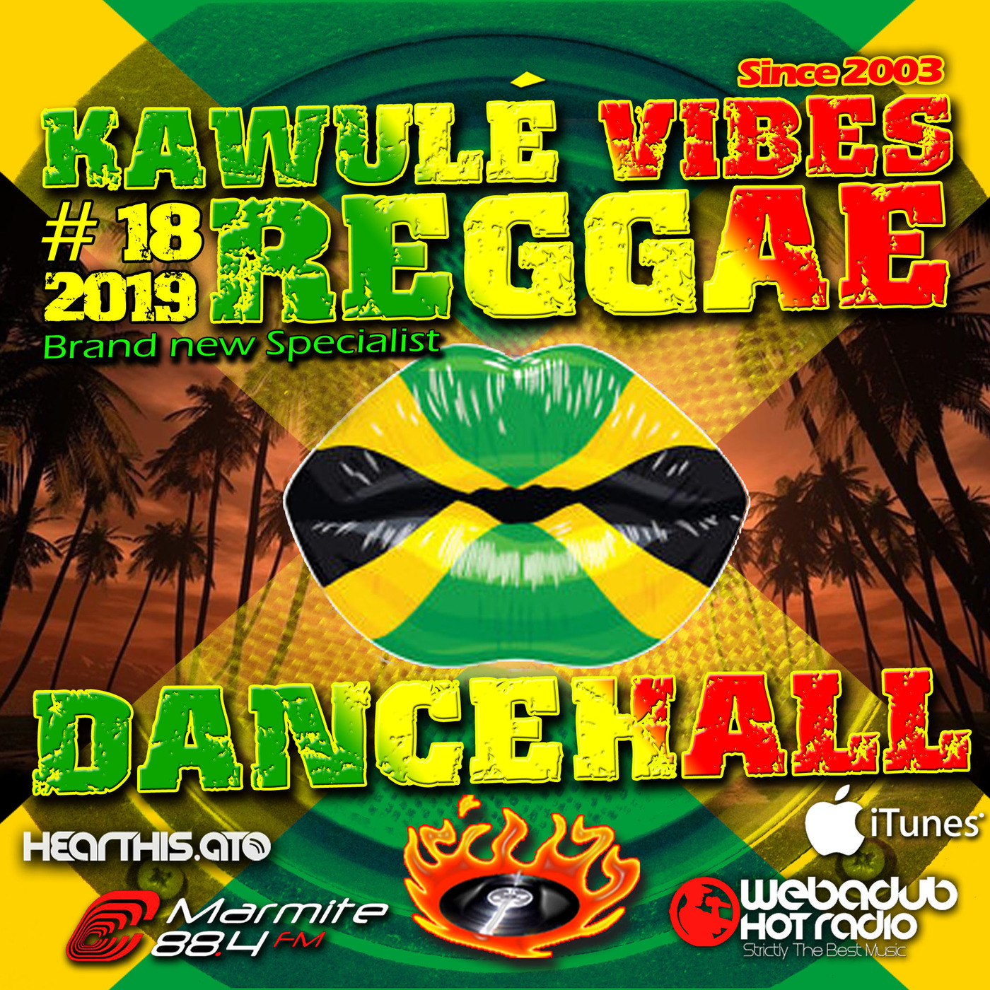 Reggae Dancehall Kawulé  Vibes Show #18 - 2019