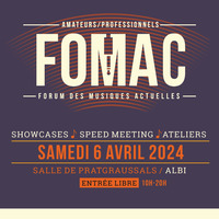 FOMAC 2024 - Rencontres départementales musiques Actuelles 