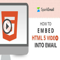 How to Embed HTML 5 Video into Email by sparkemaildesign