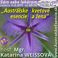 Sám sebe lekárom 97 - 2017-10-08 Austrálske kvetové esencie a žena by Slobodný Vysielač