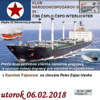 Klub národohospodárov Slovenska 09 - 2018-02-06 Prečo bola potrebná vlastná námorná preprava  a význam lodnej dopravy pre národné hospodárstvo by Slobodný Vysielač