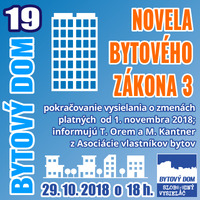 Bytový dom 19 - 2018-10-29 Novela bytového zákona 3 by Slobodný Vysielač