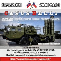 Casus belli 67 - 2019-05-15 Ekonomické vojny a sankcie , havária Superjet100 - Protivzdušná obrana I. by Slobodný Vysielač
