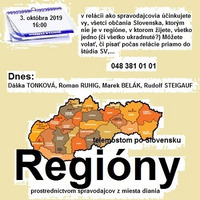 Regióny 19/2019 - 2019-10-03 by Slobodný Vysielač