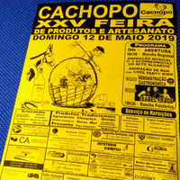 O Centro Paroquial de Cachopo organiza no próximo Domingo, dia 12 de Maio, a 25ª Feira de Produtos e Artesanato by Rádio Gilão - Tavira
