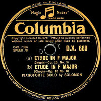 Solomon on 78s by The Piano Files