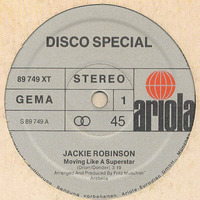Jackie Robinson - Moving Like A Superstar by George Siras