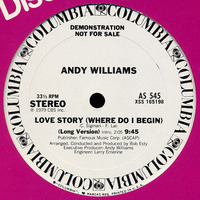 Andy Williams - Love Story - 12'' by George Siras