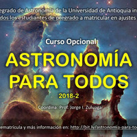 Curso Astronomia para Todos - 2018-2