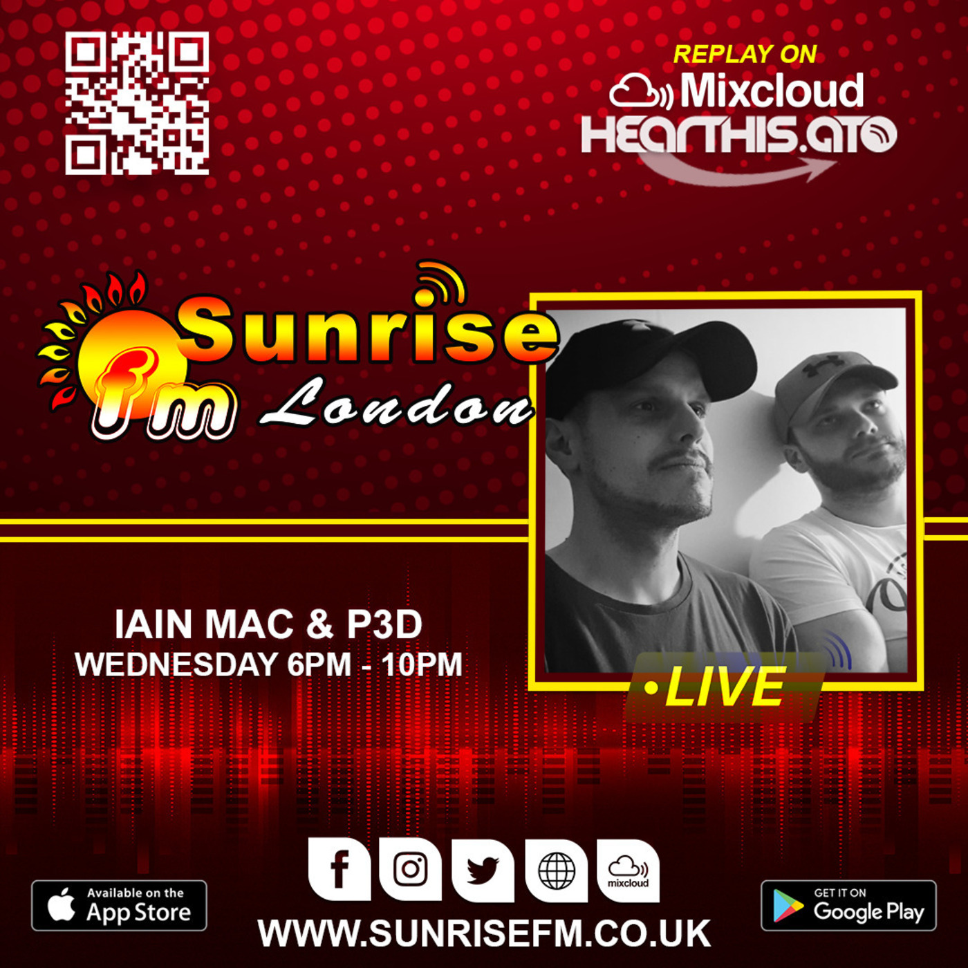 Iain Mac, P3D & DJ Ye-Haa - Wednesday 17th July 2024