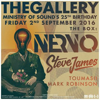 MOS25 - Mark Robinson at The Gallery, Ministry of Sound (Box) 2nd September 2016 by DJMarkRobinson