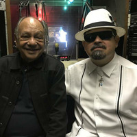 Cheech Marin with KUCR's Roberto Tijerina on the Riverside Chicano Art Museum by KUCR883FM
