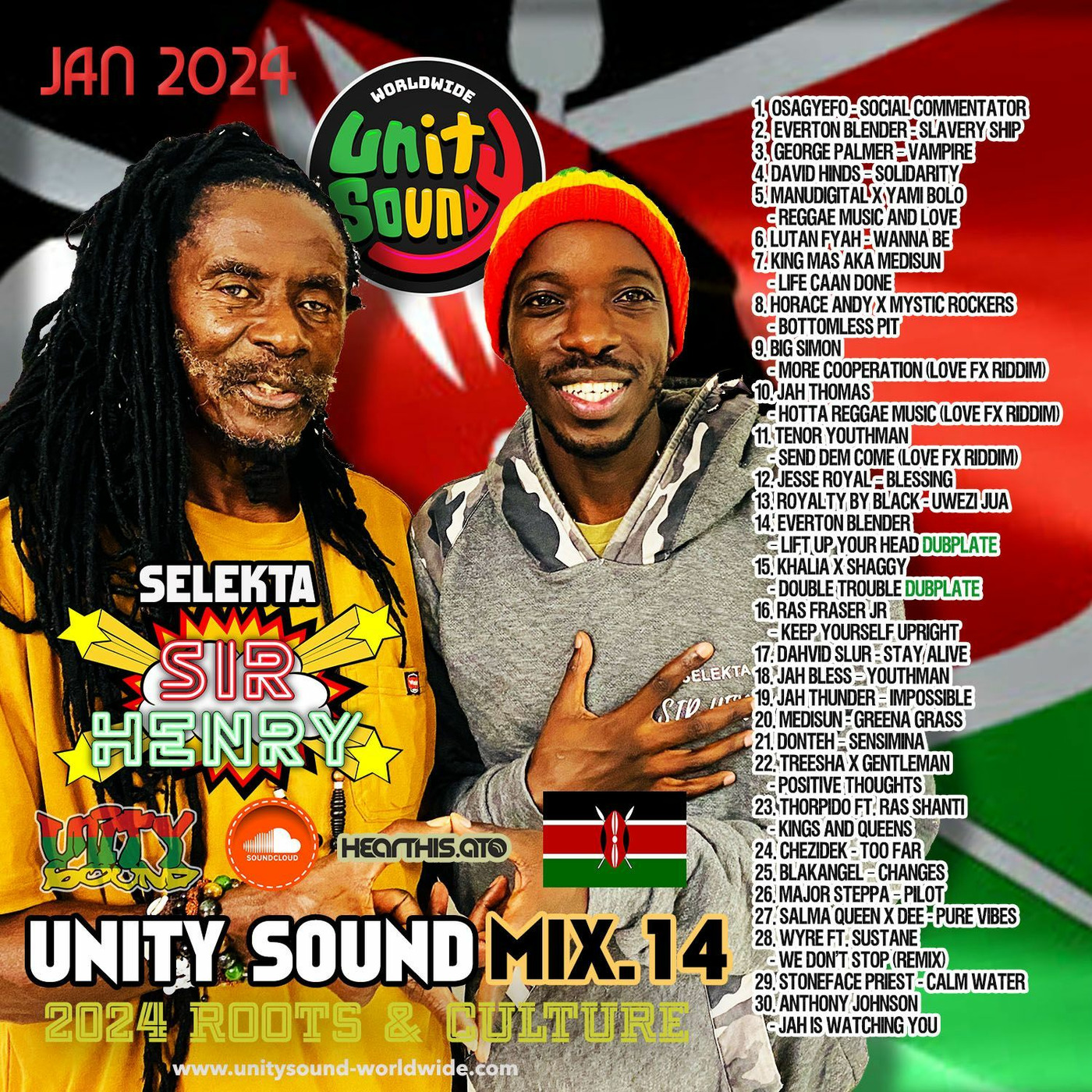 Selekta Sir Henry - Unity Sound Mix 14 - Jan 2024 Roots n Culture