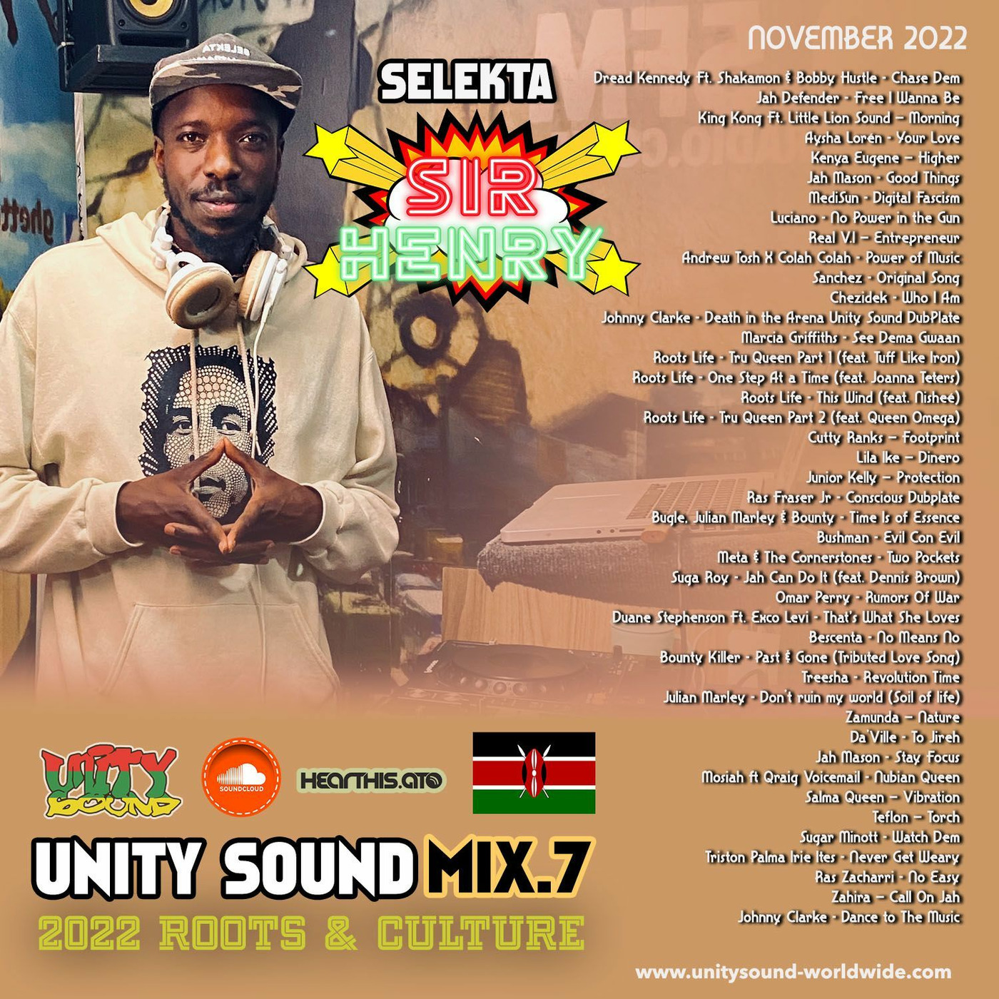 Selekta Sir Henry - Unity Sound Mix 7 - Roots & Culture November 2022