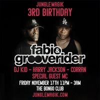 Grooverider &amp; Darrison - Live @ Jungle Magik - The Bongo Club - November 17th 2023 by Jungle Magik