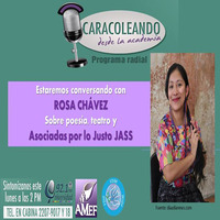 314 22102018  Rosa Chávez Poeta, actriz y gestora cultural y artesana de origen maya K'iché Kaqchiquel. by Caracoleando desde la Academia