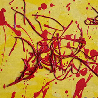   Frau Fenster beschreibt ihre Kunstwerke - Color on Canvas: TERRORIZED by Fenster Talk