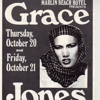 (1977) Grace Jones live at the POOP DECK (Ft. Lauderdale) - Bobby Viteritti [RM] by bobbyviteritti