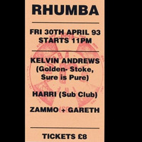 Rhumba @ Edinburgh 30-4-93 (tape2) Kelvin Andrews by sbradyman