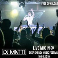 DJ MATTI live in  DEEP ENERGY MUSIC FESTIVAL 2019 - Siamoszyce - 10.08.19 (hearthis.at) by Mirek Niko Garbowski
