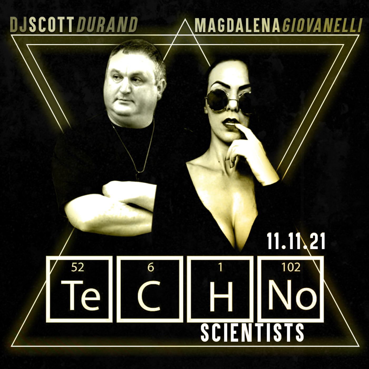 Dark Indulgence Presents: Techno Scientists - Magdalena Giovanelli (Tech Girl) X Dj Scott Durand B2B