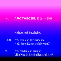 4. Apotheose, 13 June 2019, talk with Antoni Rayzhekov by HuMBase