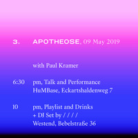 3. Apotheose, 09 May 2019, Performance Paul Kramer by HuMBase