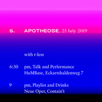 5. Apotheose, 25 July 2019, Performance r-less by HuMBase