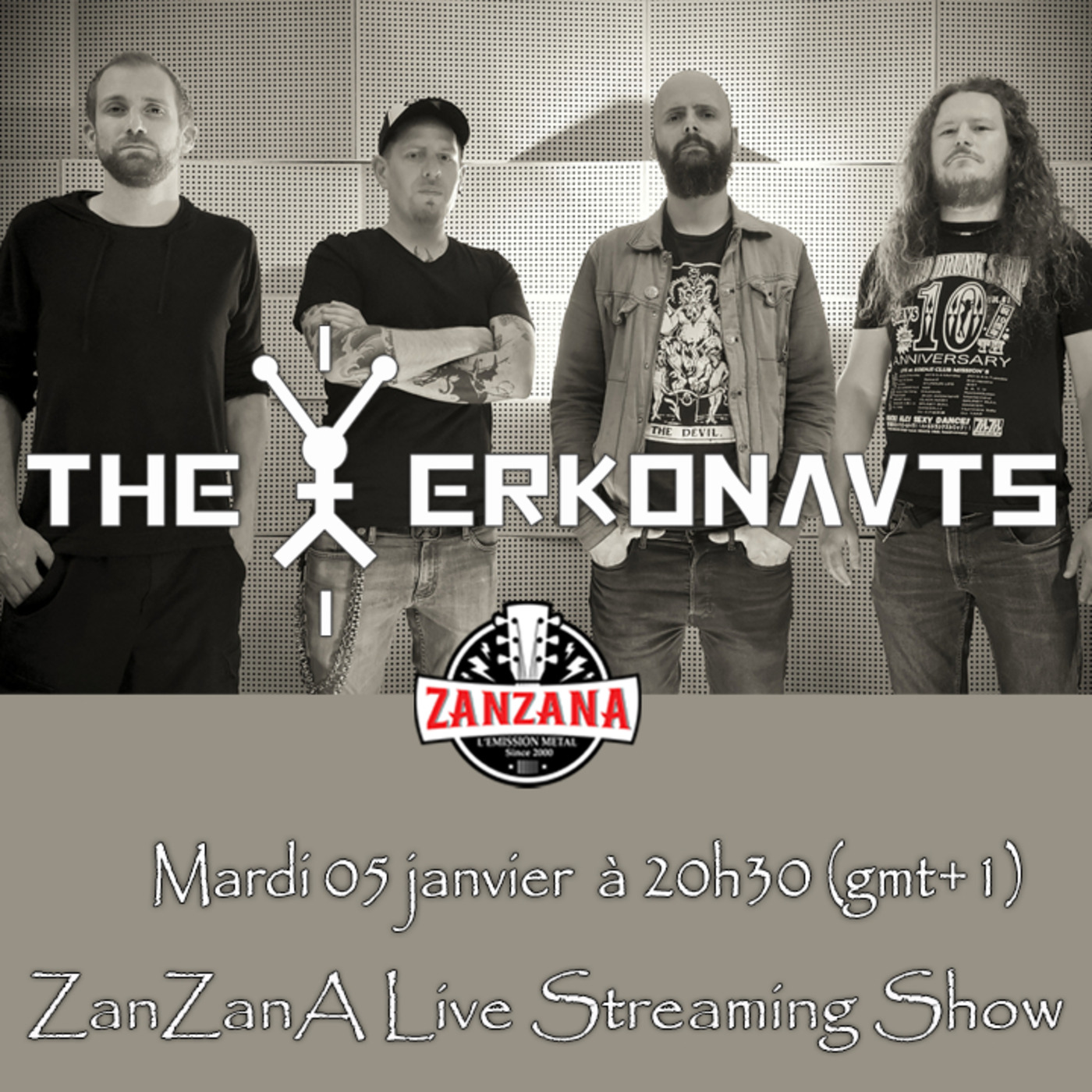 THE ERKONAUTS l’interview - ZanZanA Live Streaming Show - mardi 05 janvier 2021