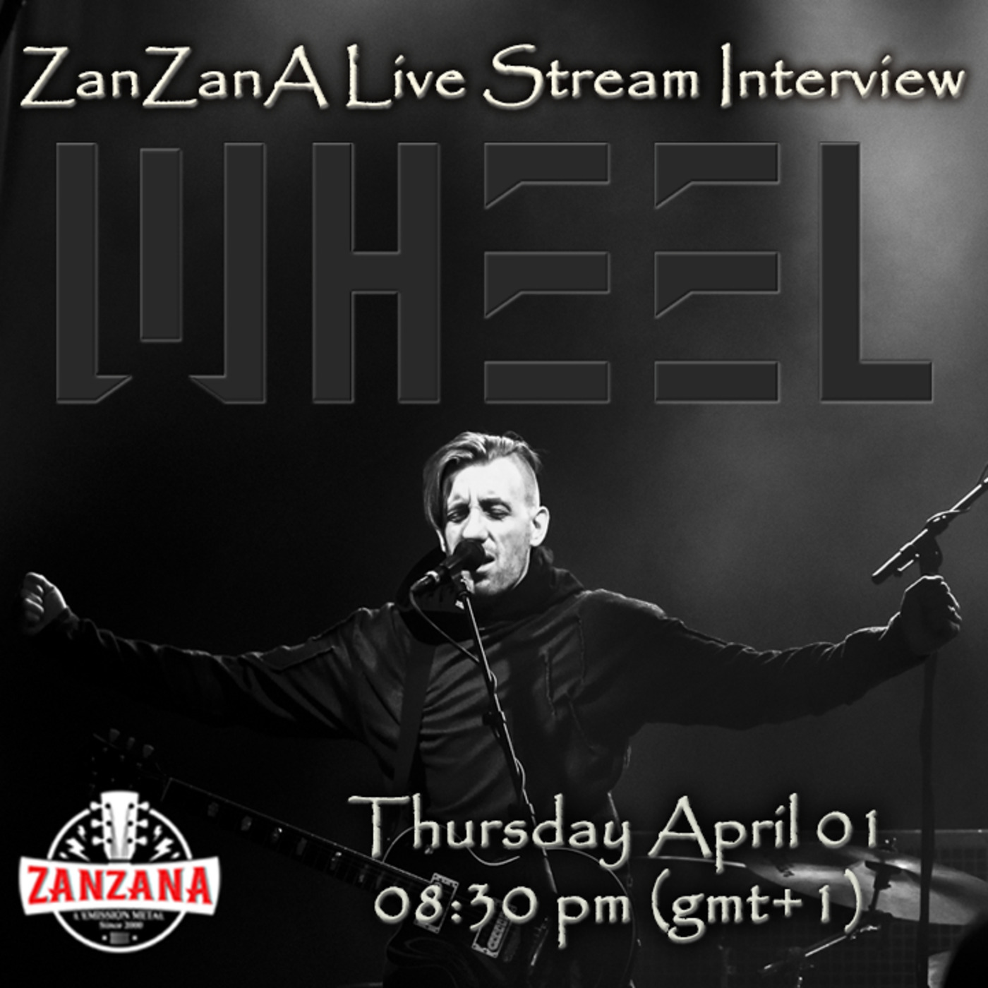 WHEEL, James Lascelles interview about ”Resident Human” - ZanZanA Live Stream Metal Interviews - thursday April 01 2021