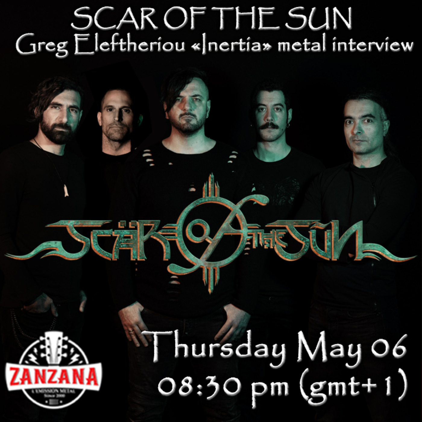 Scar Of The Sun metal interview about ”Inertia” - ZanZanA Live Stream Metal Interview  - May 06, 2021