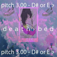Q-Bale - death bed (Feat. Powfu &amp; Beabadoobee) [Chill death bed Trap Rock Song] (pitch 3.00 - D# or E♭) by Q-Bale