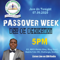 Passover Week - DAY OF DEDICATION - Pst Femi Mike Alabi (070920) by EBN Radio
