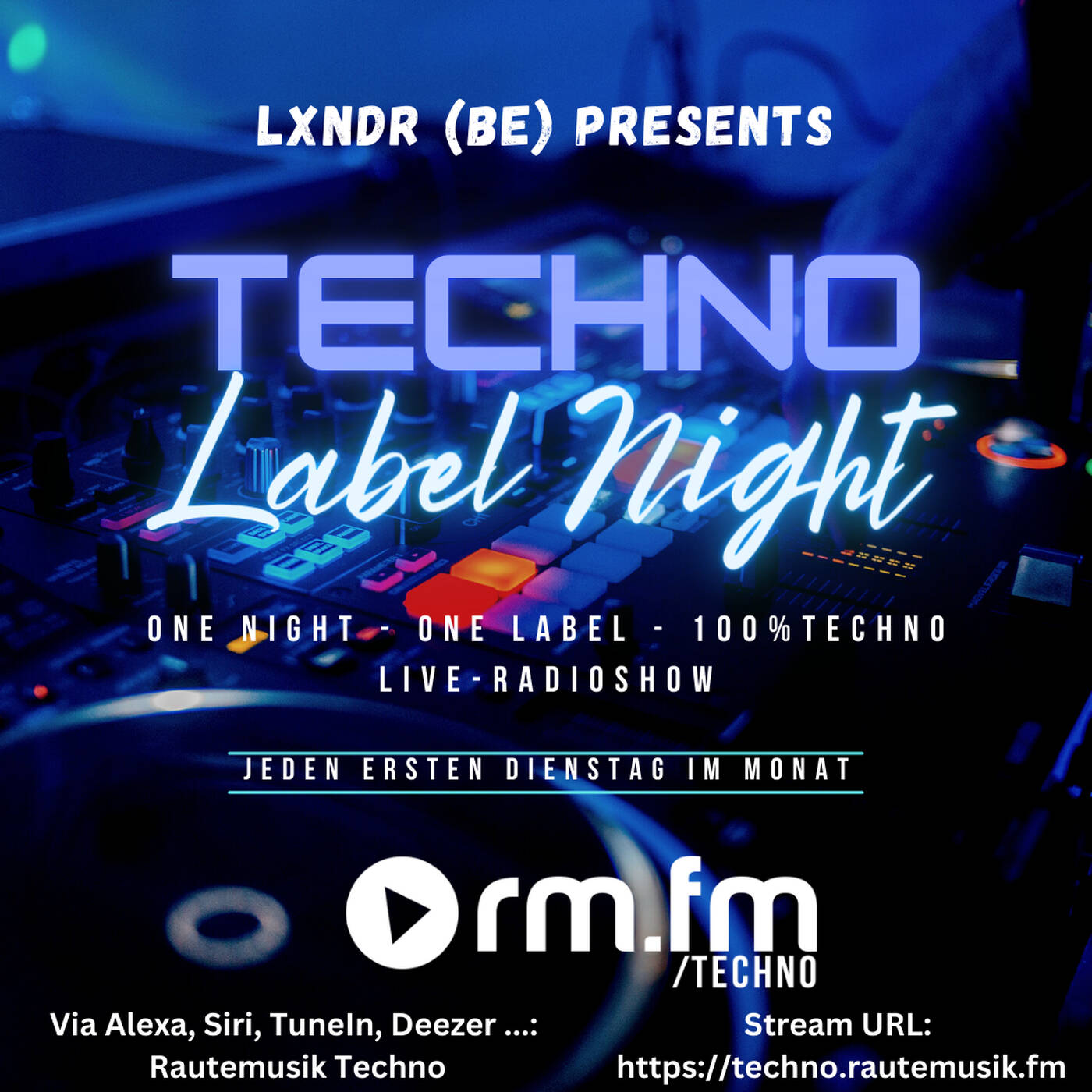 LXNDR (BE)'s Techno Label Night podcast artwork