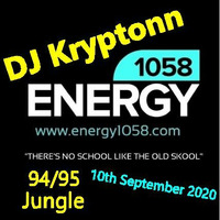 1994-1995 Jungle - DJ Kryptonn - energy1058.com 10th September 2020 by djkryptonn
