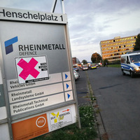 „Wir planen eine massenhafte, ungehorsame Aktion“ - Interview mit dem Bündnis &quot;Rheinmetall entwaffnen&quot; by zwischen*funken