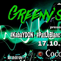 Greeny's World presents Kaba Y DON @ Coco Bar WB 17.10. 2020 by  Groove`N`Cocktails