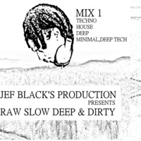 RAW-SLOW-DEEP-DIRTY MIXED BY JEF BLACK by DEEP-ARTMENT OF UNDERGROUND MUSIC