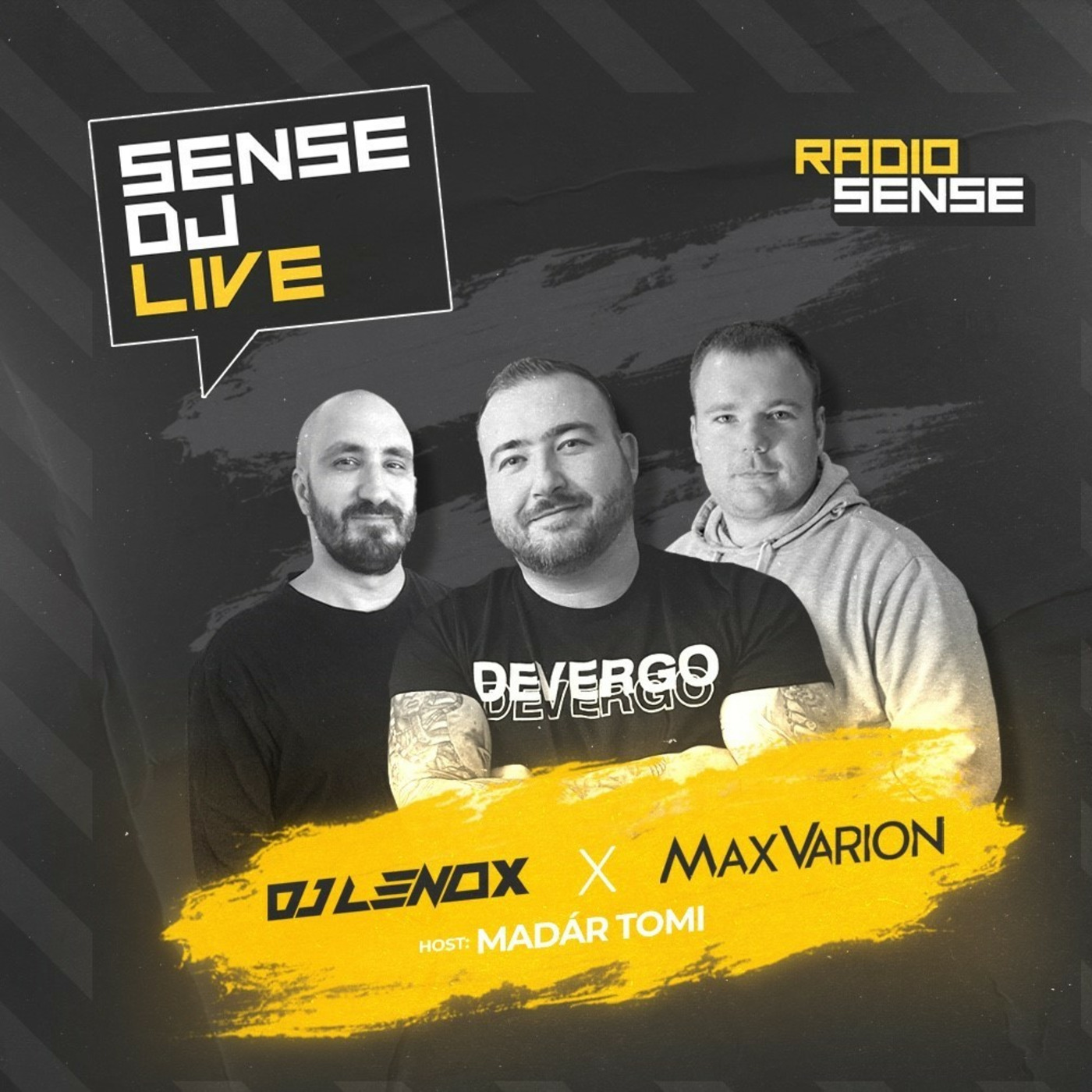 SenseDj LIVE -MAXVARION x DJ LENOX Host. Madár Tomi @ Radio Sense 2024.04.04