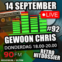 Gewoon Chris #92 - 14 September 2023 - 90FM by RADIOFREAKS