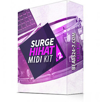 Beats24-7.com - Surge Hihat MIDI Pack V2 (Preview Demo) by Beats24-7