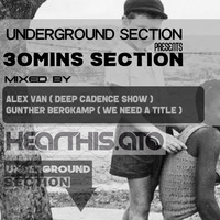 30 Mins Section Mixed By Alex Van &amp; Gunther Bergkamp by Underground Section