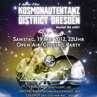 Soleil @ 2 Jahre Kosmonautentanz Open Air, District Club, Dresden - Sa 19.5.12 by KOSMONAUTENTANZ