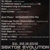Metron aka Fluid live! @ Kosmonautentanz, Sektor Evolution, in Familie, Sa 22.12.12, 23-0 Uhr by KOSMONAUTENTANZ