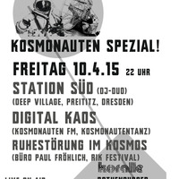 Station Süd @ Kosmonautentanz SPEZIAL, Koralle, Dresden - SA 10.04.2015 by KOSMONAUTENTANZ