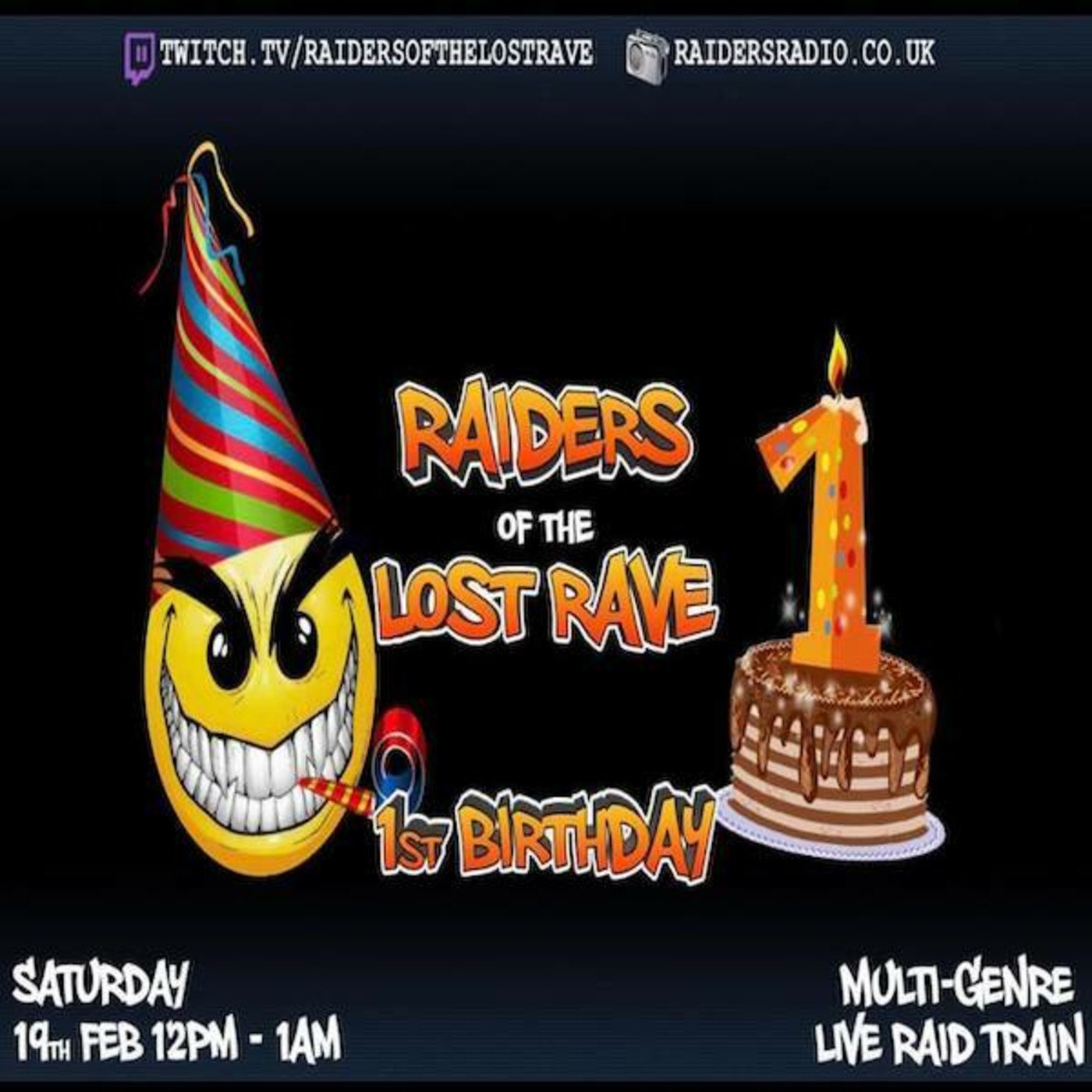 Raiders of the Lost Rave 12 (1st Birthday February 2022)